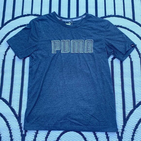 PUMA Embroidered Logo T-Shirt - Picture 1 of 6